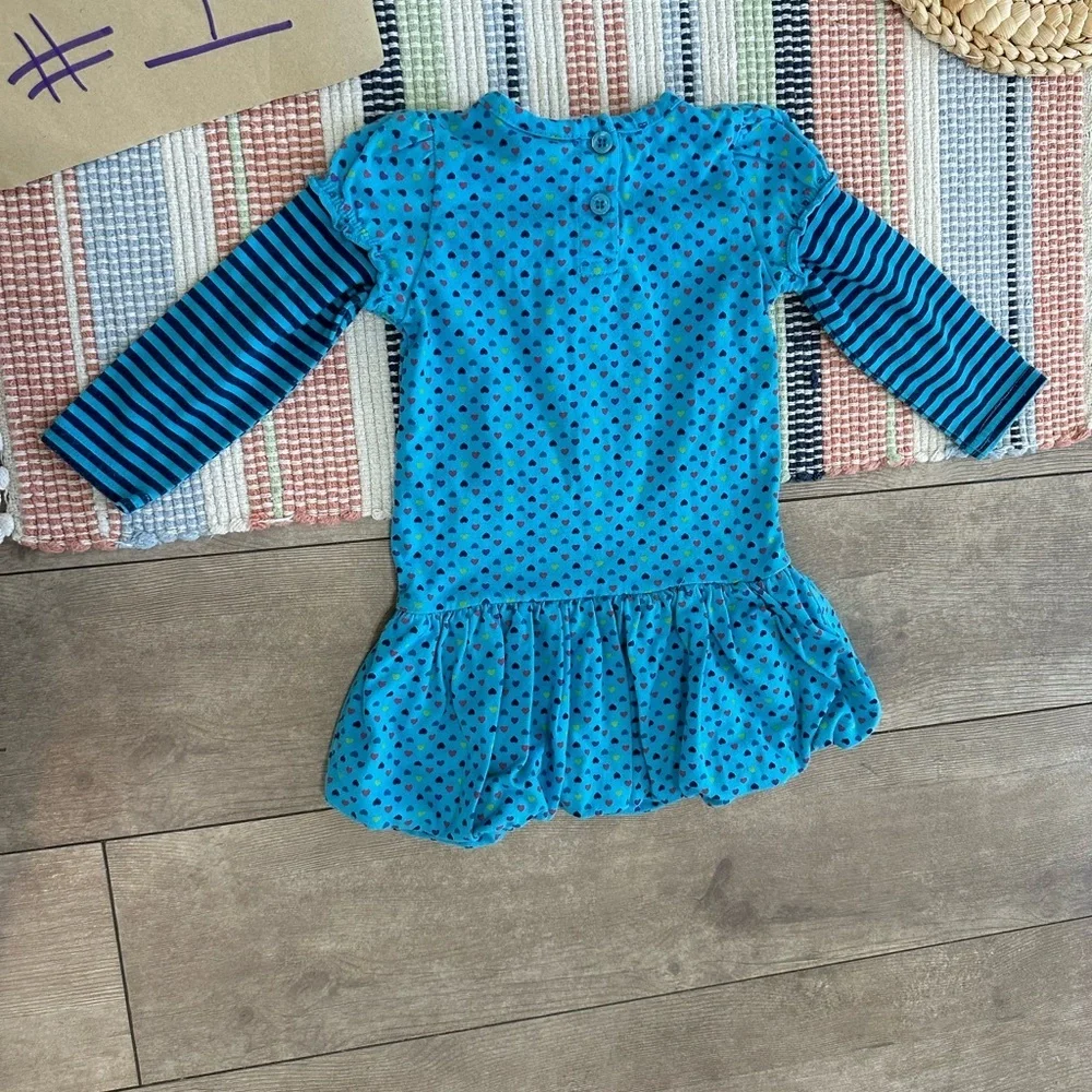 Y2K Vintage Dora the Explorer Baby Toddler Girl Long Sleeve Dress Tunic 18 Month